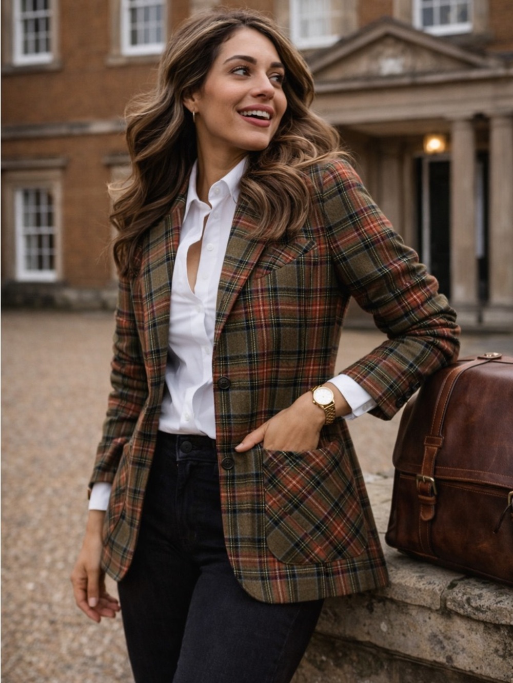Pendleton Vintage Wool Plaid Blazer USA Medium Heritage